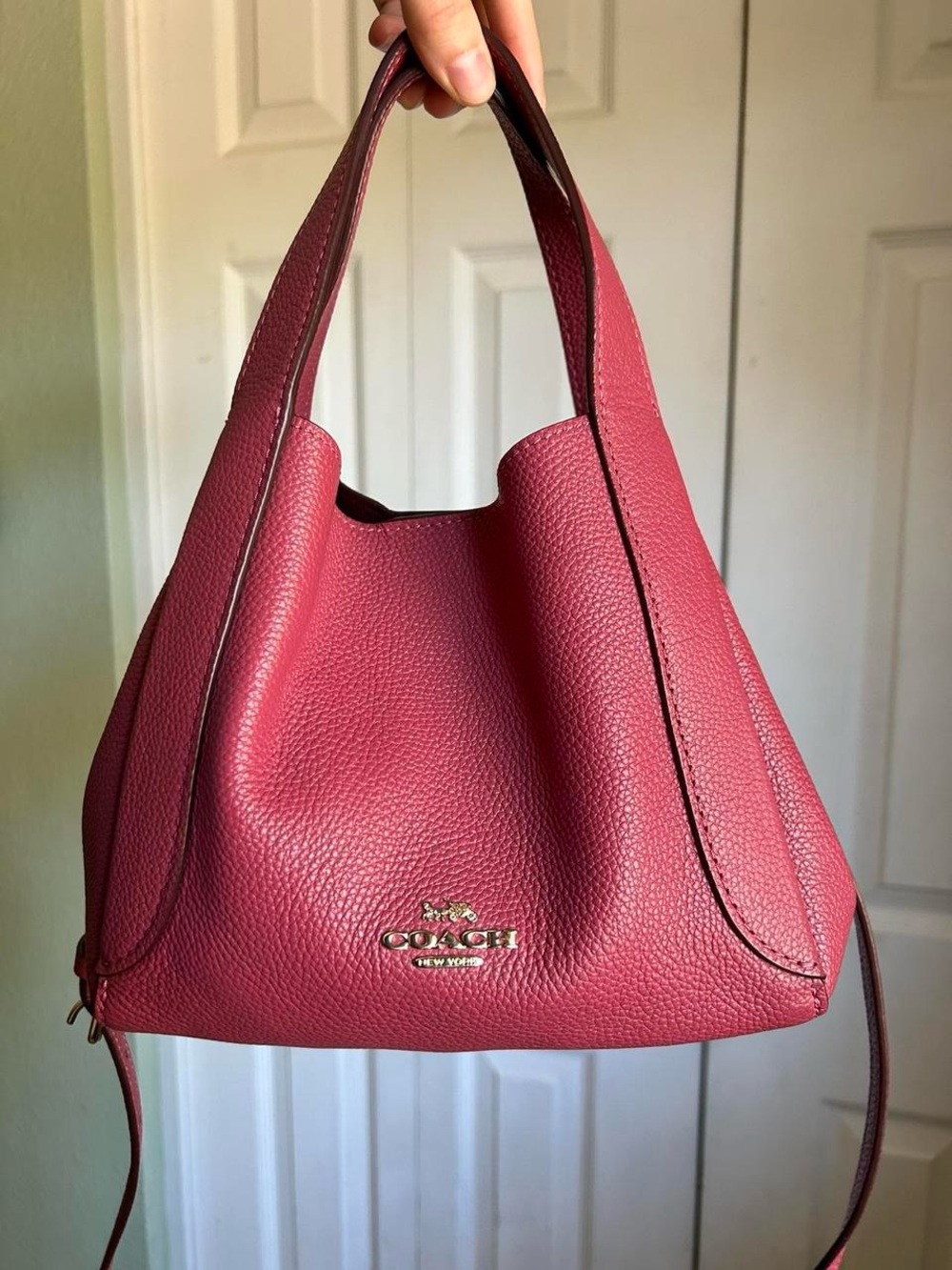 Coach Hadley Hobo 21 in Blush Pink